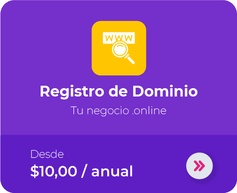 imagen con precio de Dominios